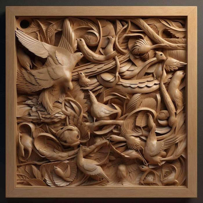 نموذج ثلاثي الأبعاد لآلة CNC 3D Art 